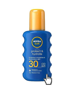 a bottle of sunscreen spray 